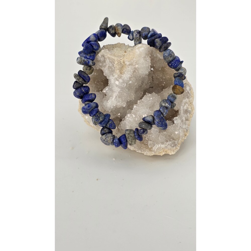 Lapis Lazuli Chip Stretch Bracelet